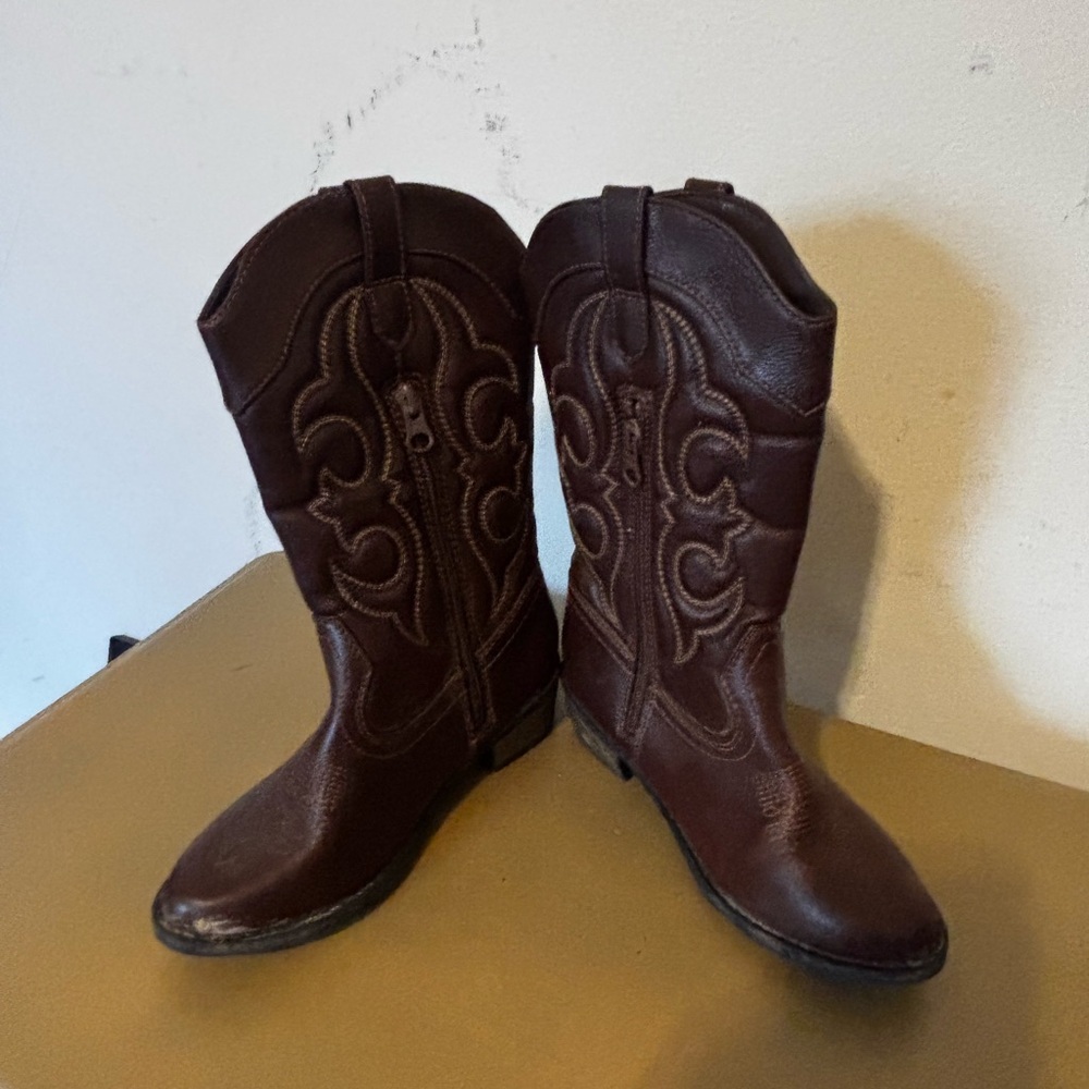 Cat & Jack Brown Kids Boots